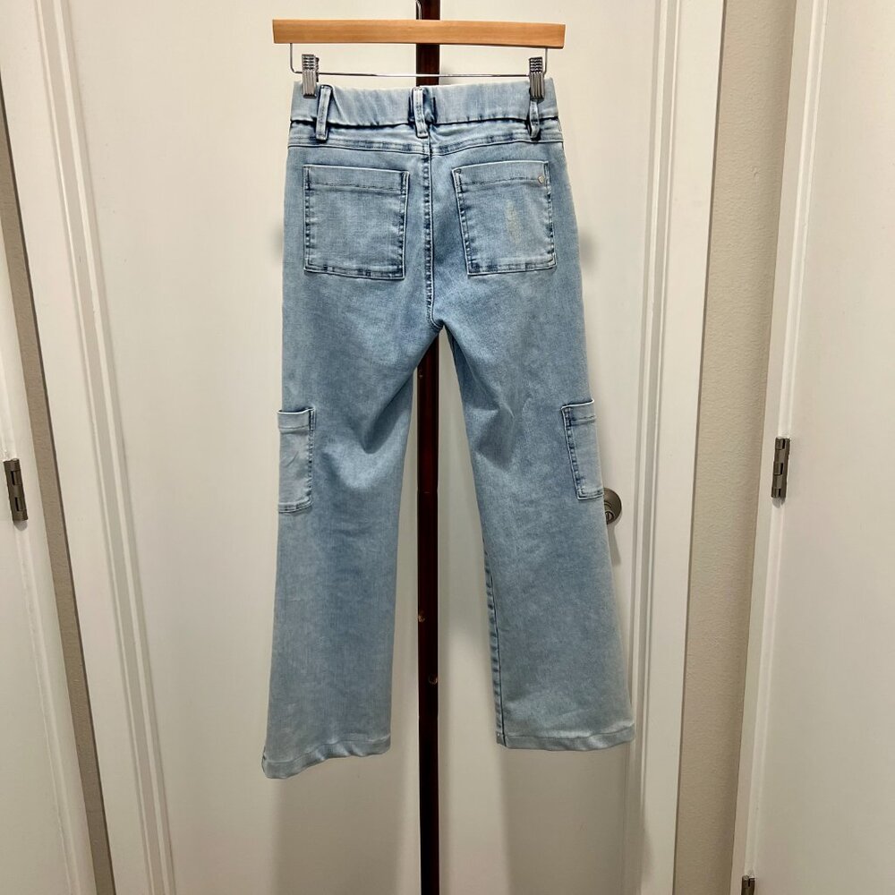 Bevy Flog - Rose Cargo Light Denim Size 25 *Altered to 29"* - Blue - Picture 5 of 6